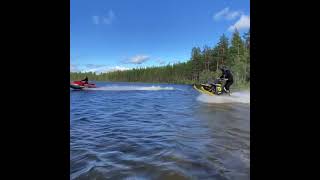 Snowmobile VS Jetski [upl. by Emilee]