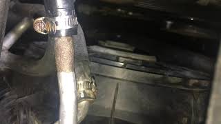 Audi Q7 transmission fluid leak 2007 corroded radiator cooler line fix [upl. by Lara]