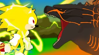 Super Sonic vs Thermo Godzilla [upl. by Alur]