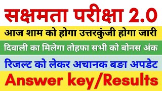 सक्षमता परीक्षा 20 का आज शाम को उत्तर कुंजी होगा जारी रिजल्ट का तारीख घोषित [upl. by Omer]