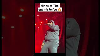 NINHO ET TITO SUR ZIPETTE 🤯🔥  ninhosdt tito zipette rapfr rapgame concert showcase booskap [upl. by Nance253]