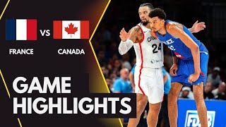 FRANCE VS CANADA  Basketball Friendly Game  Full Highlights  July 192024 [upl. by Alegnaed]