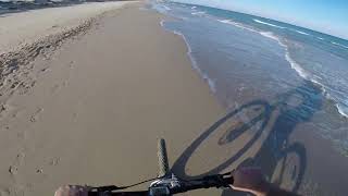 Becah ebike ride along sea shore [upl. by Yehus]