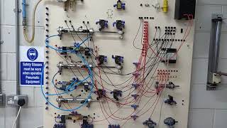 PLC Control Project Tutorial A B A B Pneumatic Cylinders [upl. by Philina]