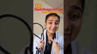 🩺Why do Physiotherapists need stethoscope Are they real doctors medicosbptlifemedicalschool [upl. by Zelle]