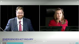 FLASHBACK Freeland crossexamined by convoy lawyer at Emergencies Act Inquiry [upl. by Mairym664]