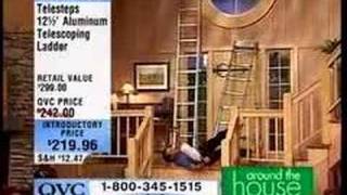 QVC Ladder Fall Blooper [upl. by Onilegna]