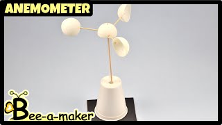 How to make an Anemometer  How an anemometer works [upl. by Nyrat242]