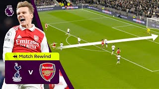 Spurs vs Arsenal  OG amp Ødegaard Long Range Goal  Premier League Highlights [upl. by Elwina]