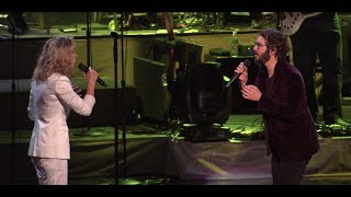 Josh Groban and Jennifer Nettles  99 Years Official Live from Madison Square Garden [upl. by Alfy]