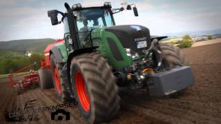 Fendt 933 mit Horsch Airseeder CO6 und Fendt 939 mit Horsch Terrano 5 FX  Maislegen 2014 [upl. by Jadda]