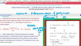 Kolbe electrolysisClass12 Chemistry12CBSENCERT [upl. by Juta]