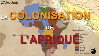 LA COLONISATION DE LAFRIQUE en cartes [upl. by Annodahs]