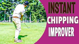 Best Golf Chipping Technique  Quick And Easy Chipping Tip You Have To Try [upl. by Zertnom]