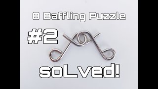 EASY METAL WIRE PUZZLE 2 SOLVED [upl. by Eniamrahs48]