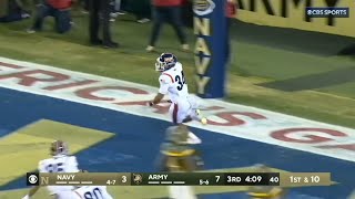 Navy scores 77 yard TD to take the lead vs Army [upl. by Timms]