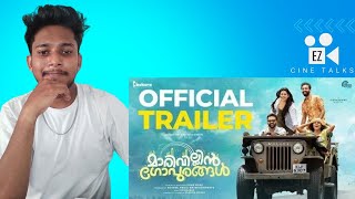 Marivillin Gopurangal  Official Trailer Reaction EZ CINE TALKS  Indrajith  Arun Bose  Vidyasagar [upl. by Ashti]