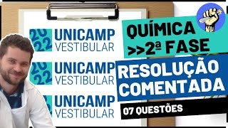 📝Resolução UNICAMP 2022 – 2ªFASE – QUÍMICA [upl. by Soisatsana937]