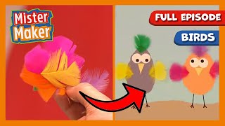 Mister Maker Arty Party 🎨 Series 1 Episode 14  Birds 🐦  FULL EPISODE [upl. by Semmes]