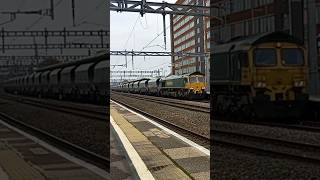 66603 passes through Swindon from Theale Foster Yeo Flhh to East Usk Yard Fhh 301024 [upl. by Joletta]