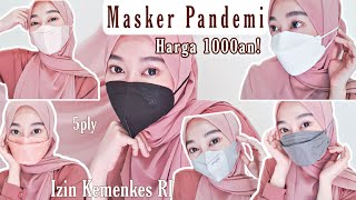 SHOPEE HAUL MASKER KF94 KN95 amp DUCKBIL MURAH NYAMAN GAK BIKIN BONCOS [upl. by Octavus]