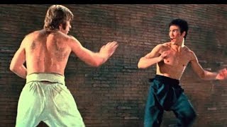 Bruce Lee vs Chuck Norris in way of dragonChuck Norris vs Bruce lee fight in 1971 [upl. by Yole]