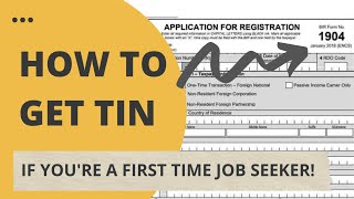 HOW TO APPLY FOR TAX IDENTIFICATION NUMBER TIN 2021 First Time Job Seeker EO 98 [upl. by Seligman205]