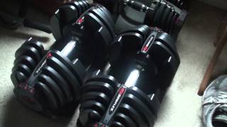 Bowflex Selecttech Dumbells 5521090 Comparison [upl. by Einuj]