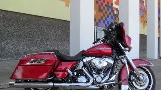 Used 2012 Harley Davidson Street Glide FLHX Motorcycle For Sale [upl. by Ellennod899]