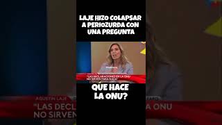 AGUSTIN LAJE HIZO COLAPSAR A PERIOZURDA LLA VLLC javiermilei [upl. by Ater954]