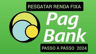 Como resgatar CDB PagBank 2024 [upl. by Endo]