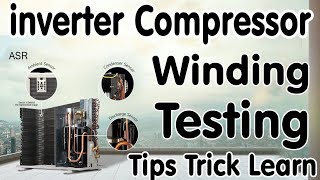 Daikin inverter ac compressor faulty how test compressor faulty how identify learn tips trick [upl. by Casilde]