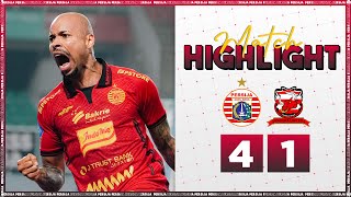 HIGHLIGHT  Persija 41 Madura United FC BRI Liga 1 20242025 [upl. by Ellevart766]