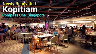 Newly Renovated Kopitiam at Compass One Sengkang Singapore [upl. by Blankenship]