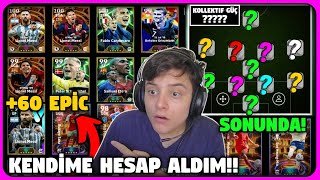 SONUNDA KENDİME 60 EPİCLİ 4 BOMBACILI HESAP ALDIM  eFootball Mobile 2025 [upl. by Trepur593]