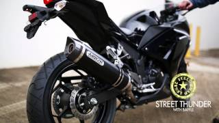 Kawasaki Ninja 300  Arrow Exhaust Comparison [upl. by Christianson331]