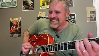 How to play Folsom Prison Blues On Guitar Rockabilly Style [upl. by Sukul723]