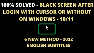 Windows 10  Random Black Screen FIXED [upl. by Llenrrad]