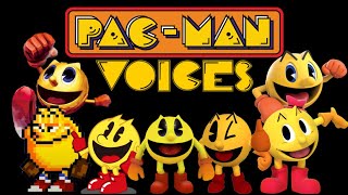 All Official Pac Man Voices 2022 [upl. by Coopersmith]