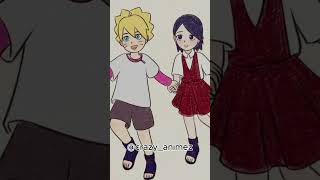 Sarada amp Boruto dont you cry crazyanimez383 [upl. by Lindy]