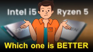 Difference between Ryzen 5 vs intel i5  Full Comparison with Pros and Cons  In Telugu [upl. by Sophy163]