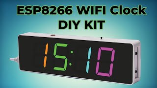 ESP8266 Internet of Things Clock Review [upl. by Minette]