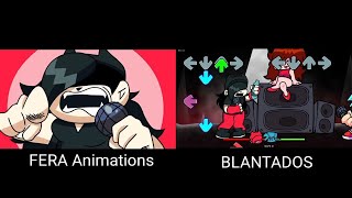 FERA Animations  Blantados FNF ANIMAL BUT DIFFERENT CHARACTERS SING IT 🎤 [upl. by Zwart]