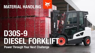 Bobcat D30S9 Diesel Forklift Power Through Your Next Challenge [upl. by Enineg]