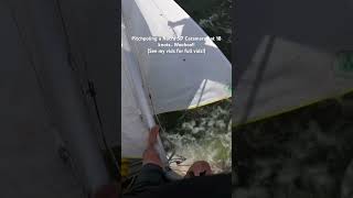 Pitchpoling a Nacra 57 Catamaran at high speed Awesome wreck See my vids for full… sailing [upl. by Pesek498]