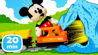 20 min de magie 🧚‍♀️💥 avec Mickey Mouse et sa famille en peluche Jeux avec jouets pour enfants [upl. by Porte294]