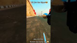 W8 For Random Guy Using Car Dippers 😎😅viralshort shorts splendor bullet rider Abijk02Rider [upl. by Akemad]