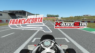 Franciacorta  IAME Senior X30  KartSim Pro EU Simulation Software [upl. by Thanh]