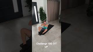 Challenge 100 SIT UP 🔥core abs [upl. by Hachman]