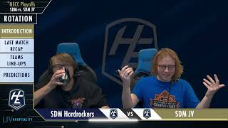 NECC  Rocket League  Playoffs  SDM vs SDM JV  Commentary By alyz amp Sirperior [upl. by Aremmat584]